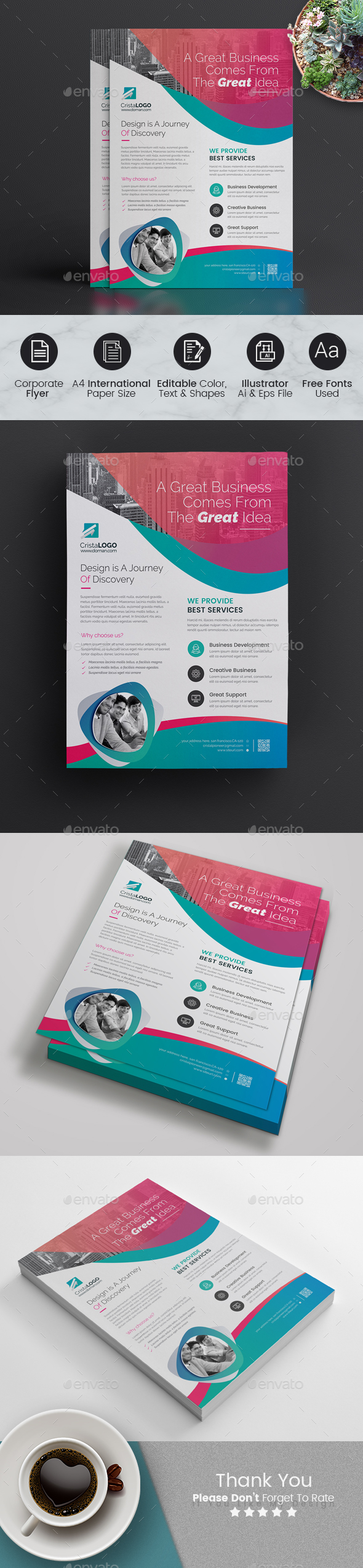 Corporate Flyer Template - Corporate Flyers