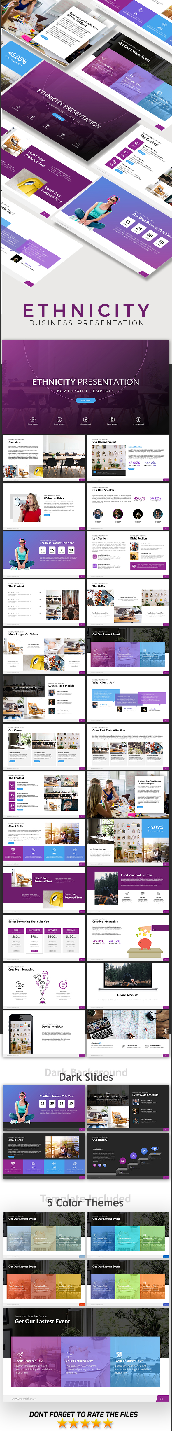Ethnicity Business Presentation - Business PowerPoint Templates