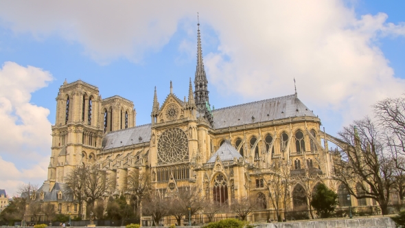 Notre Dame De Paris, or Notre Dame Cathedral, Paris, France. alt