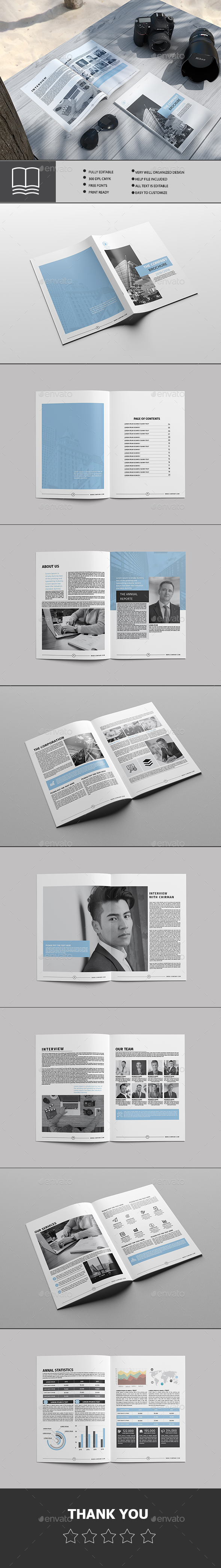 Brochure 16 Page - Brochures Print Templates