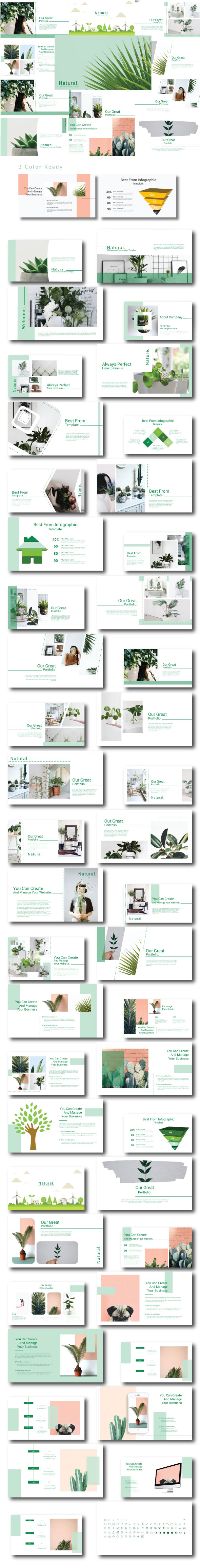 Natural - Keynote Template - Creative Keynote Templates