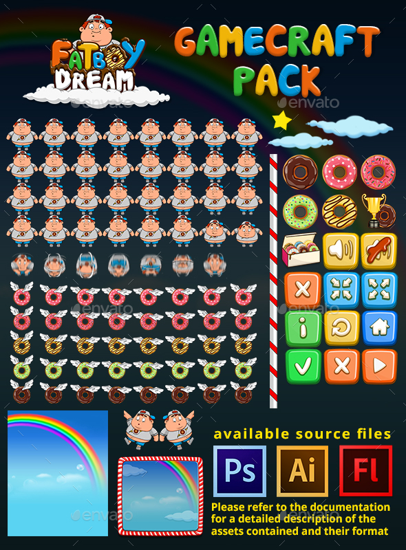 FatBoy Dream - Game Assets - Game Kits Game Assets