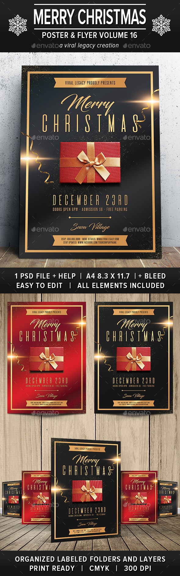 GraphicRiver Merry Christmas Poster Flyer V16 21017990 GraphicRiver Merry Christmas Poster Flyer V16 21017990