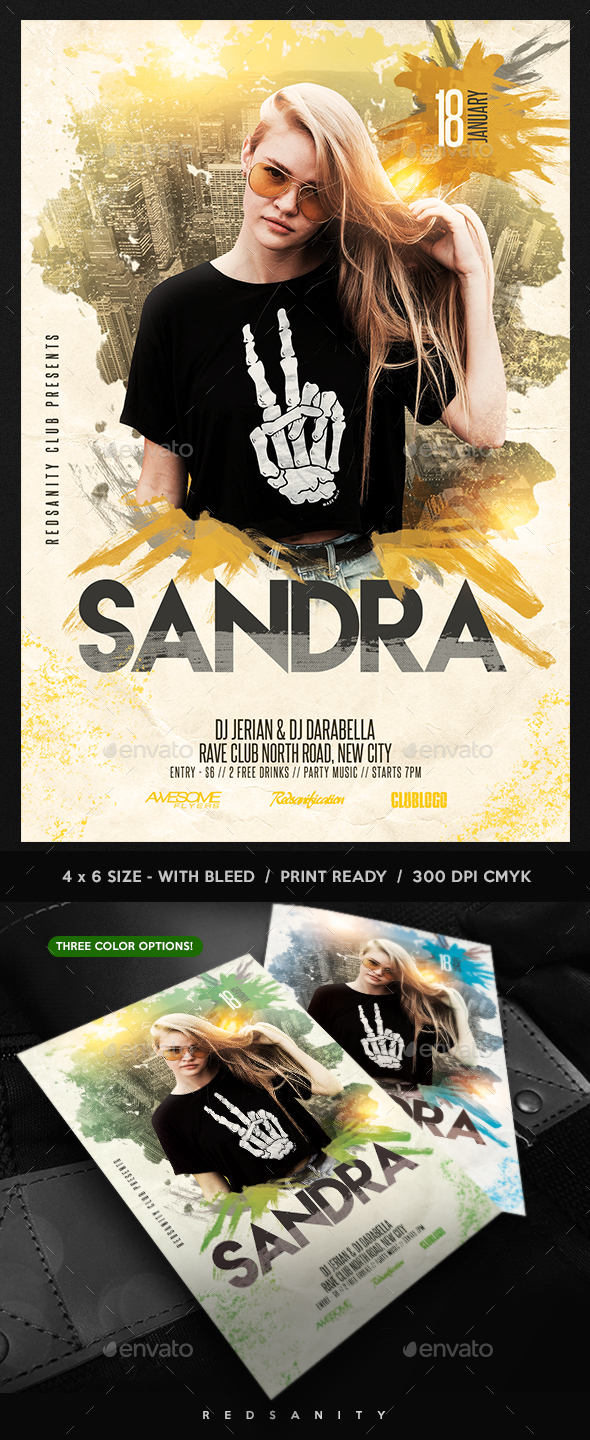 Guest DJ / Artist Flyer - Clubs & Parties Events