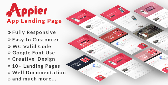 ThemeForest Appier HTML5 App Landing Page 20913445 ThemeForest Appier HTML5 App Landing Page 20913445