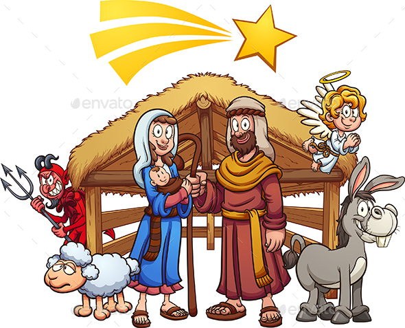 Nativity Scene - Christmas Seasons/Holidays