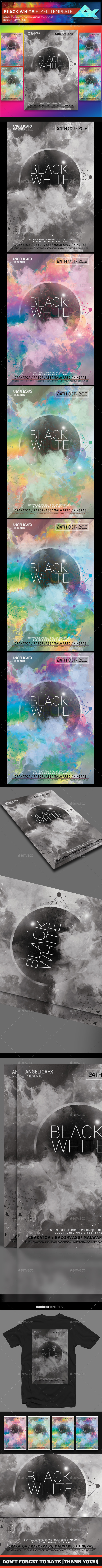 GraphicRiver Black and White Flyer Template 21019568 GraphicRiver Black and White Flyer Template 21019568