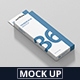Download Box Mockup - Rectangle Slim High with Hanger by visconbiz | GraphicRiver