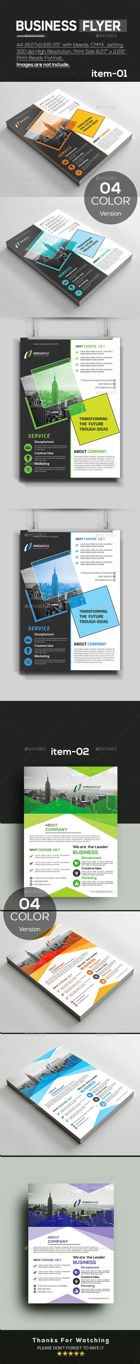 GraphicRiver Flyer Bundle 2 In 1 21020350 GraphicRiver Flyer Bundle 2 In 1 21020350