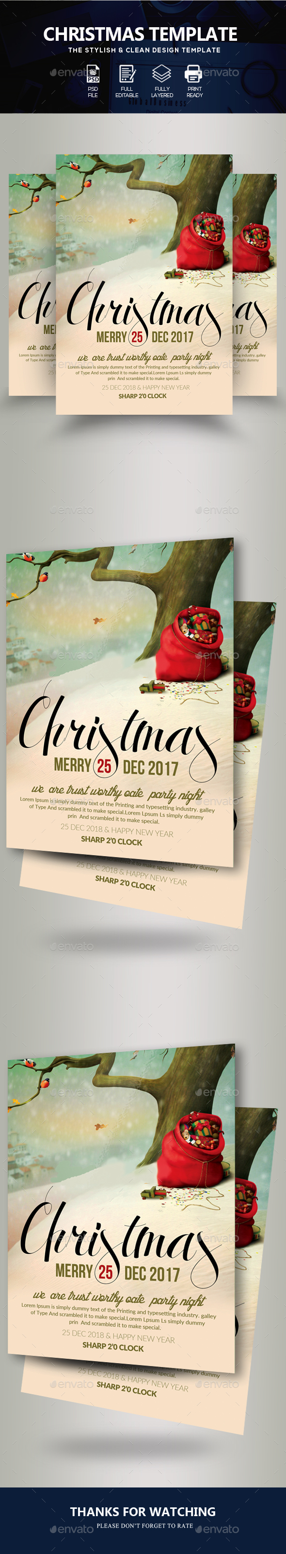 Charistmas Flyer Template - Events Flyers