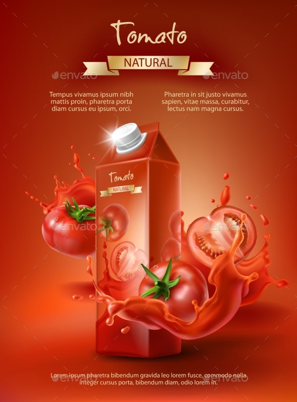 GraphicRiver Tomato Juice Ad 21021004