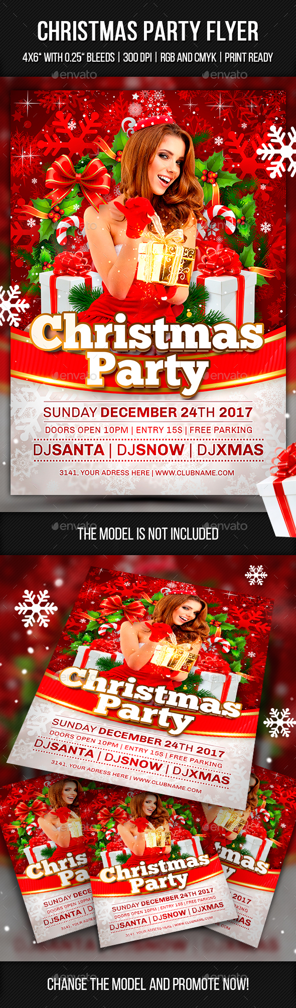 Christmas Party Flyer - Clubs & Parties Events