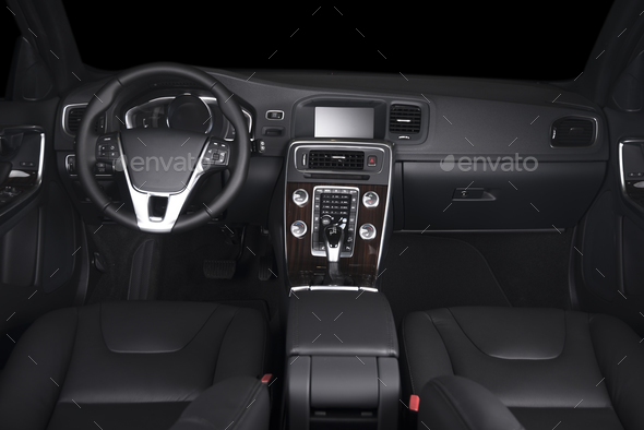 Car interior dashboard - Stock Photo - Images