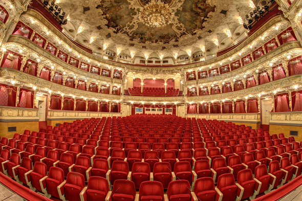 Download Empty auditorium of the great theater Stock Photo by mibuch | PhotoDune