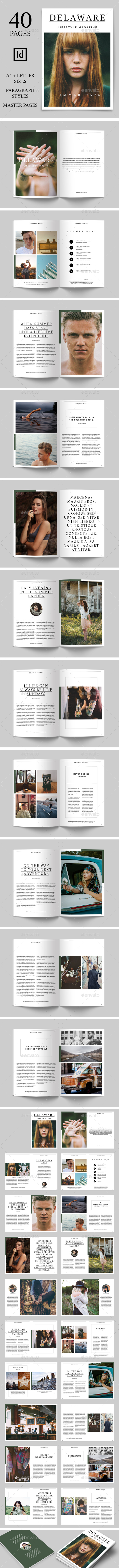 Delaware Lifestyle Magazine - Magazines Print Templates