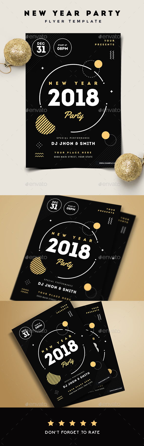 GraphicRiver New Year Party Flyer 21021386 GraphicRiver New Year Party Flyer 21021386