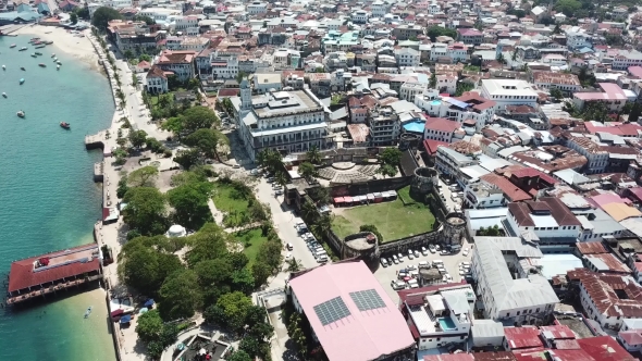 Aerial View Stone Town