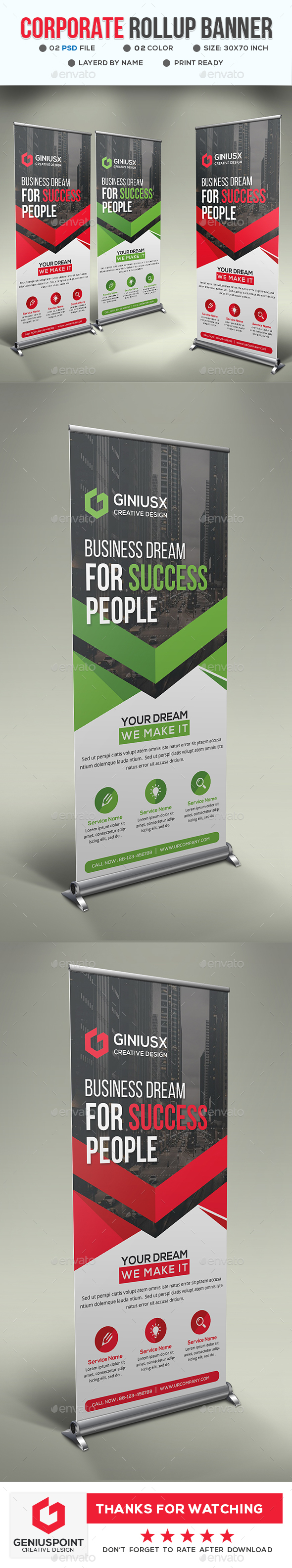GraphicRiver Corporate Roll-Up Banner 21023869 GraphicRiver Corporate Roll-Up Banner 21023869
