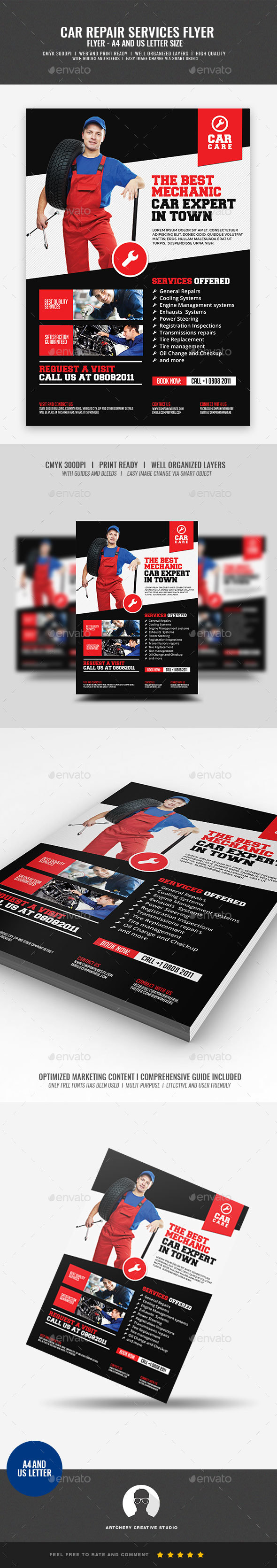 GraphicRiver Car Mechanic Promotional Flyer 21023946 GraphicRiver Car Mechanic Promotional Flyer 21023946