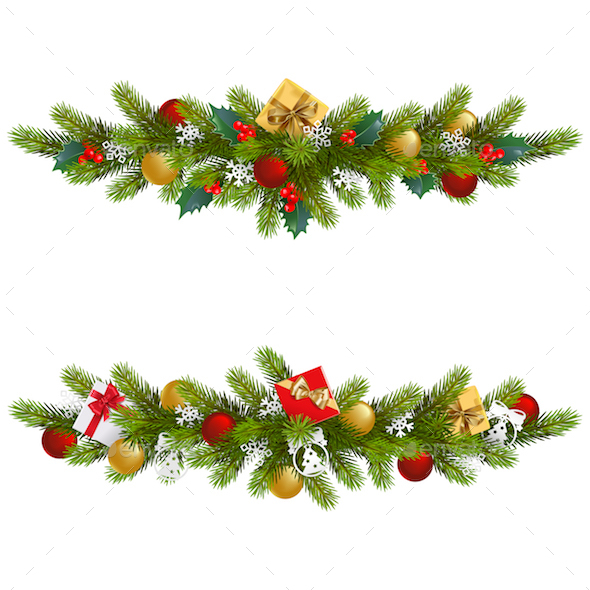 Vector Christmas Fir Decoration - Christmas Seasons/Holidays