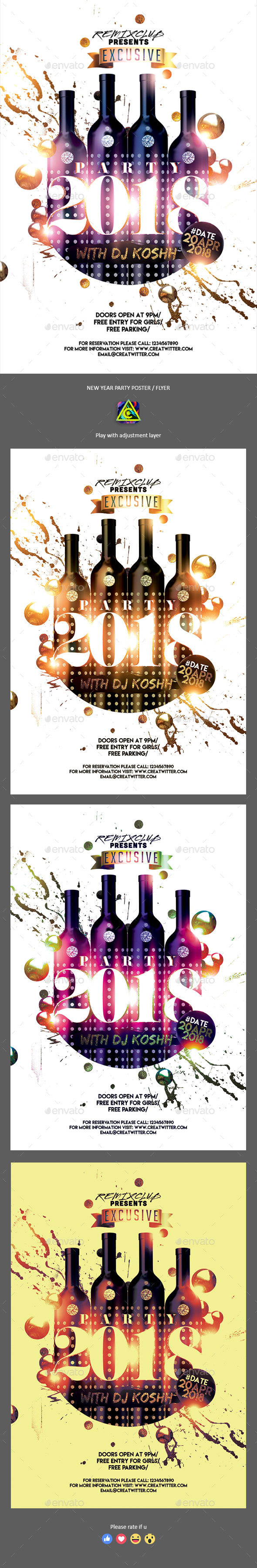 GraphicRiver 2018 New Year Party Poster Flyer 21024272 GraphicRiver 2018 New Year Party Poster Flyer 21024272