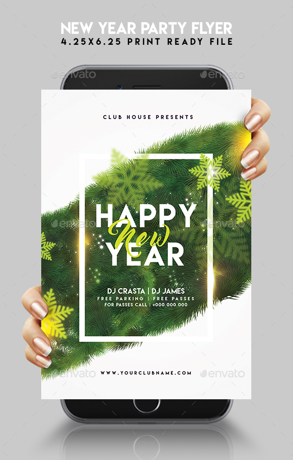 New Year Party Flyer - Clubs & Parties Events