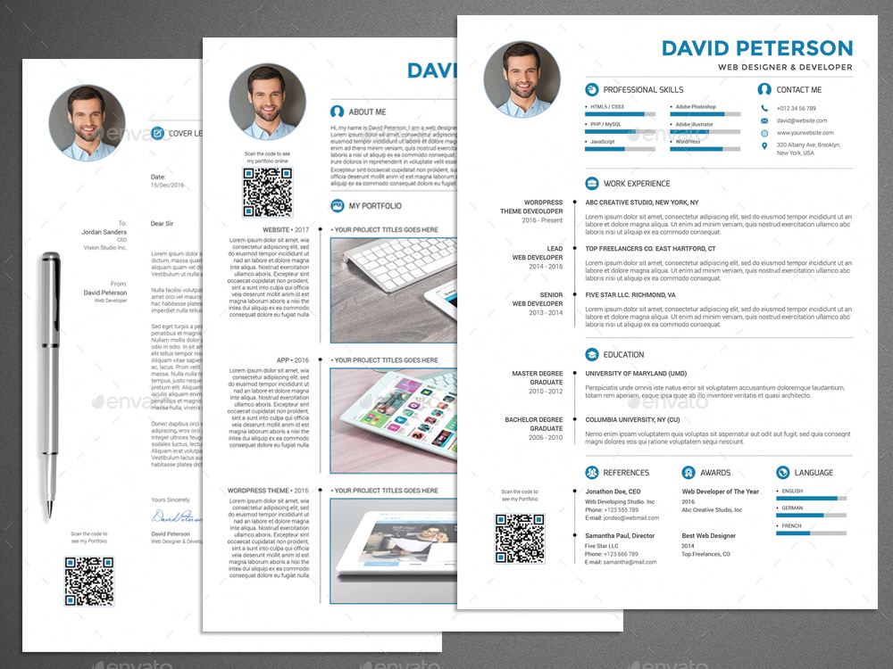 web cv