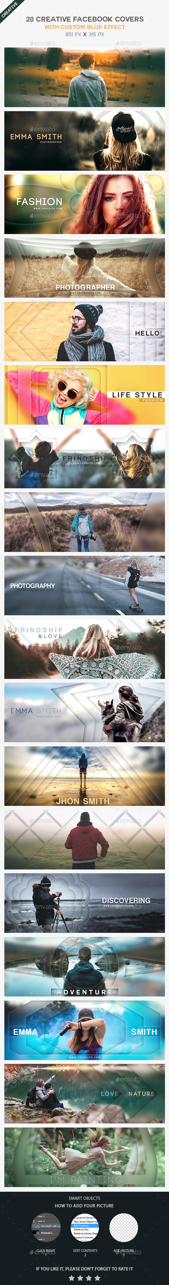 GraphicRiver 20 Creative Blurry Facebook Covers 21025529 GraphicRiver 20 Creative Blurry Facebook Covers 21025529
