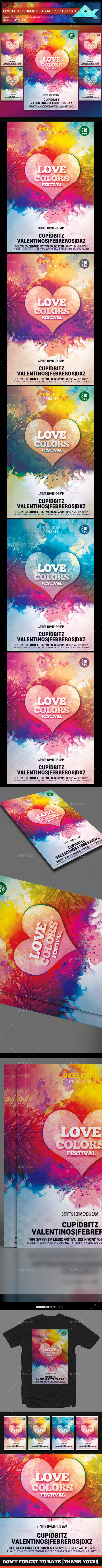 GraphicRiver Love Colors Music Festival Flyer Template 21025543 GraphicRiver Love Colors Music Festival Flyer Template 21025543