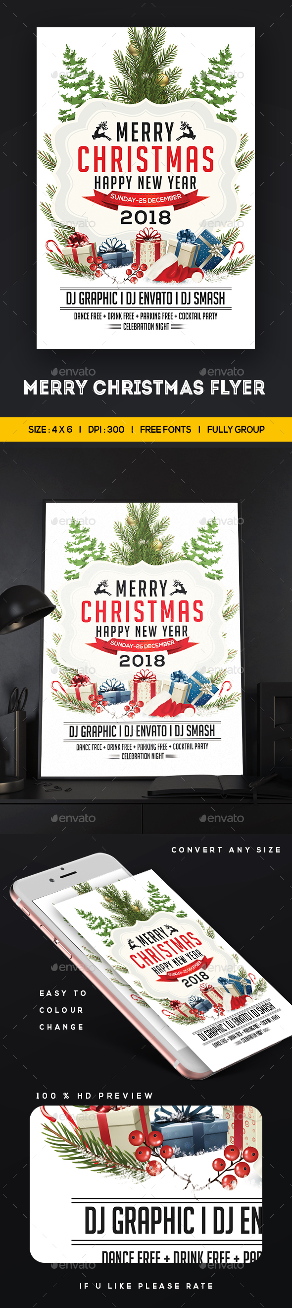 GraphicRiver Merry Christmas Flyer 21026086 GraphicRiver Merry Christmas Flyer 21026086