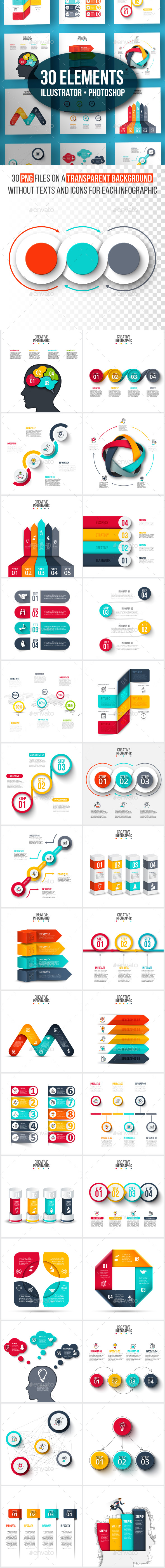 Creative infographic pack v.03 - Infographics