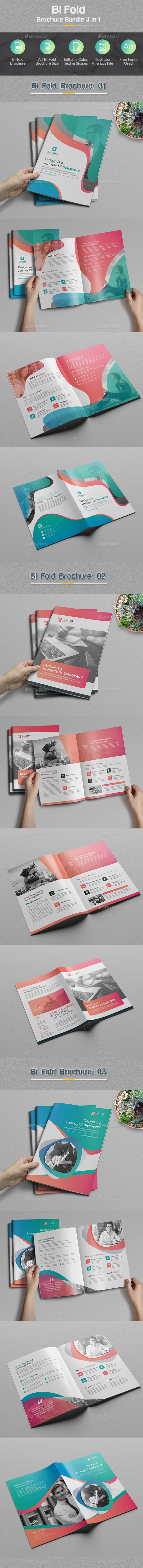 GraphicRiver Bi-fold Brochure Bundle 3 in 1 21027656 GraphicRiver Bi-fold Brochure Bundle 3 in 1 21027656