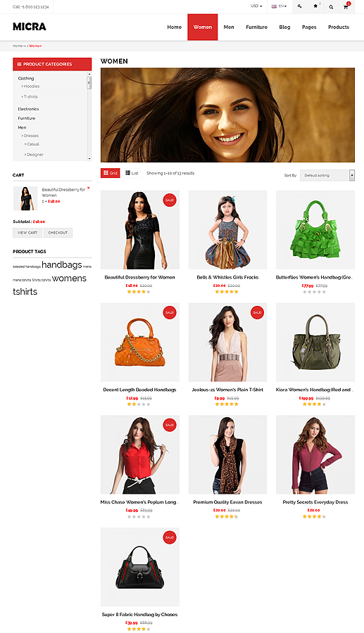 Micra - Multipurpose Responsive WooCommerce WordPress Theme