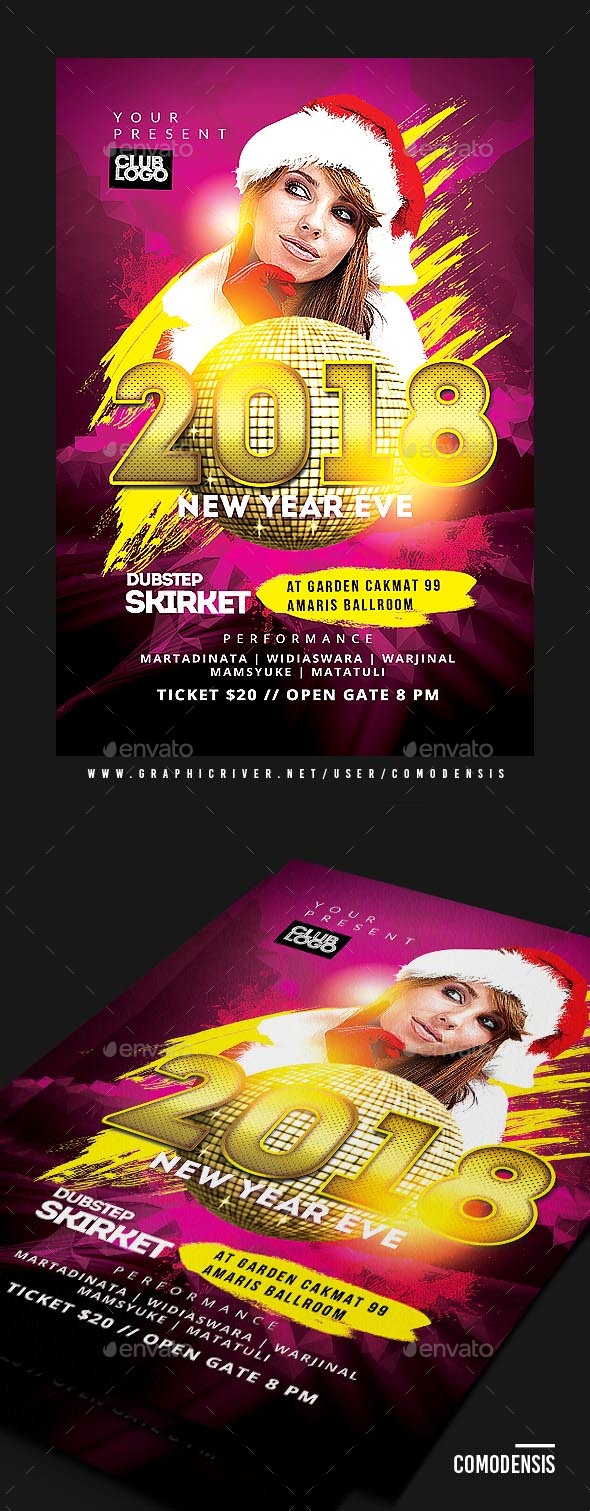 Dj Christmas Party Flyer - Clubs & Parties Events