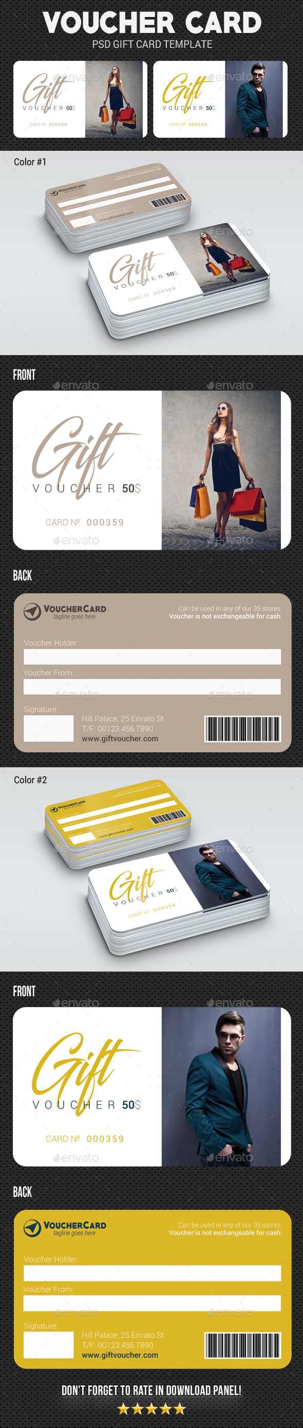 Voucher Card 10 - Cards & Invites Print Templates
