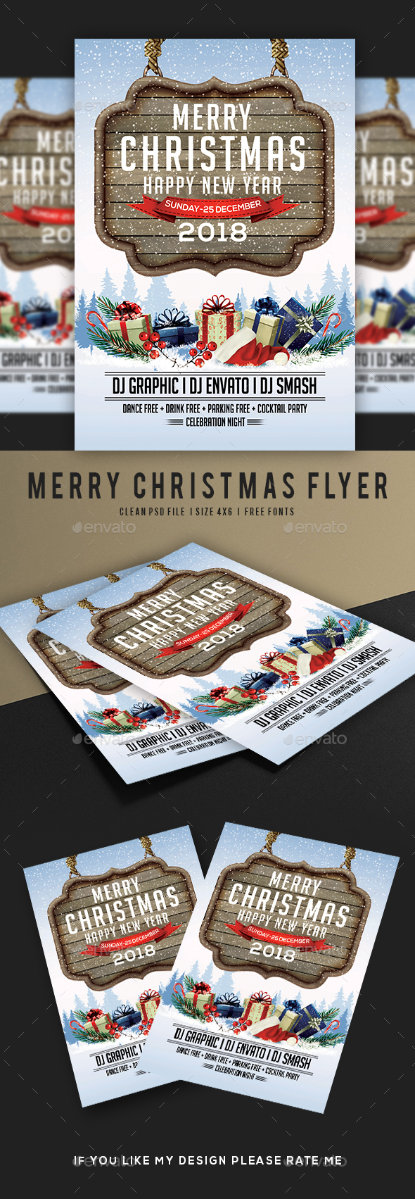 GraphicRiver Merry Christmas Flyer 21027804 GraphicRiver Merry Christmas Flyer 21027804