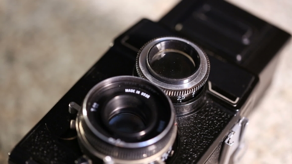 Medium Format Old Film Camera
