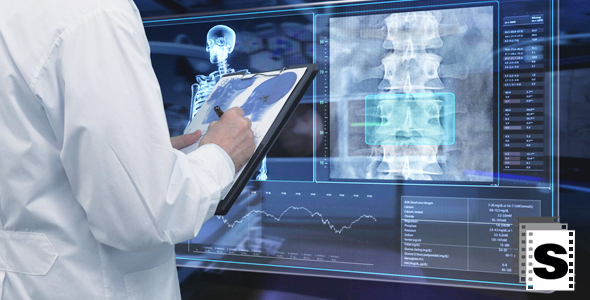 Doctor Looking Xray Data, Stock Footage | VideoHive