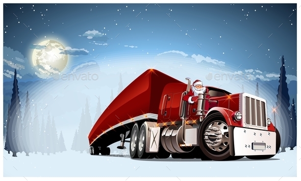 Vector Christmas Card - Christmas Seasons/Holidays