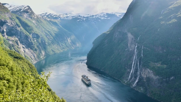 Breathtaking View of Sunnylvsfjorden Fjord