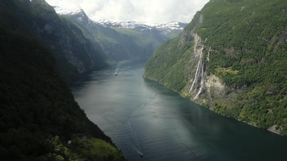 Breathtaking View of Sunnylvsfjorden Fjord