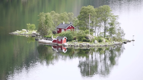 Breathtaking View of Small Island