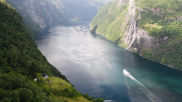 Breathtaking View of Sunnylvsfjorden Fjord