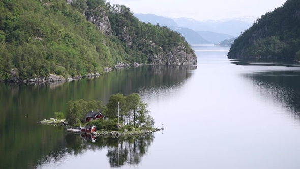 Breathtaking View of Small Island