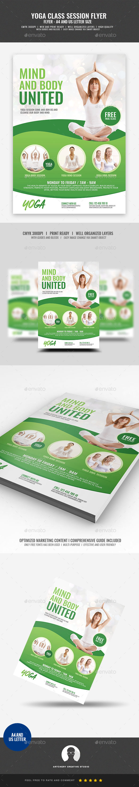GraphicRiver Yoga and Meditation Flyer 21029021 GraphicRiver Yoga and Meditation Flyer 21029021