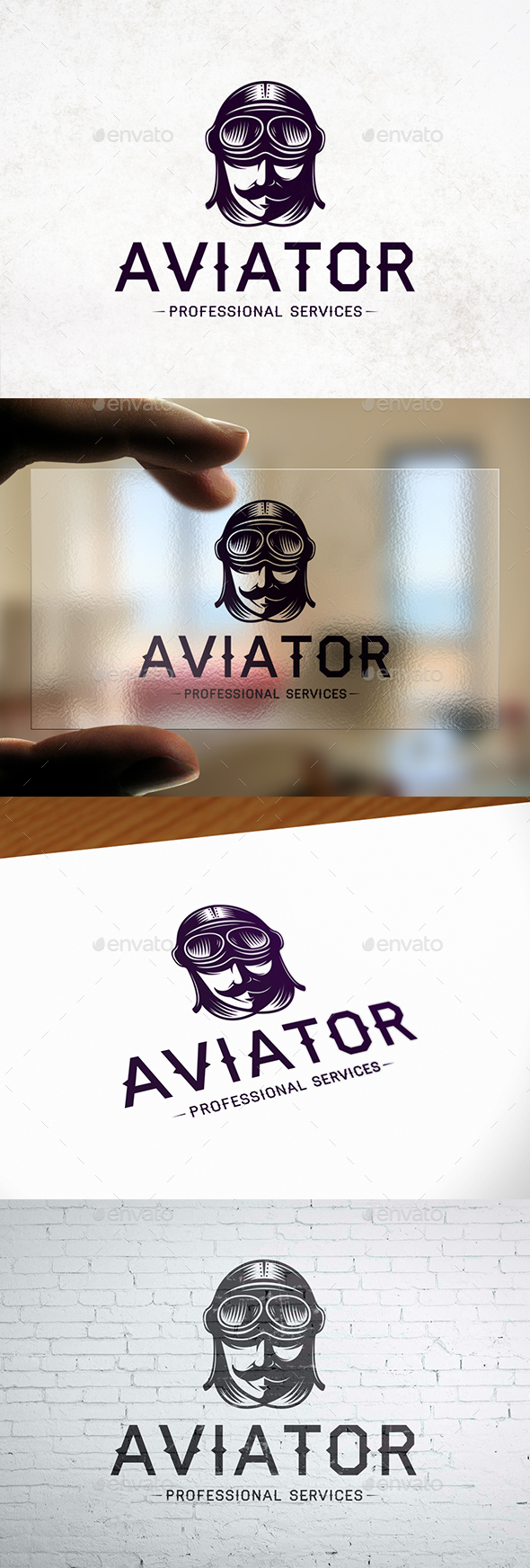GraphicRiver Aviator Head Logo Template 21029183 GraphicRiver Aviator Head Logo Template 21029183