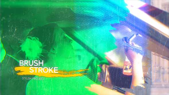 Brush Strokes Opener - VideoHive 21030212