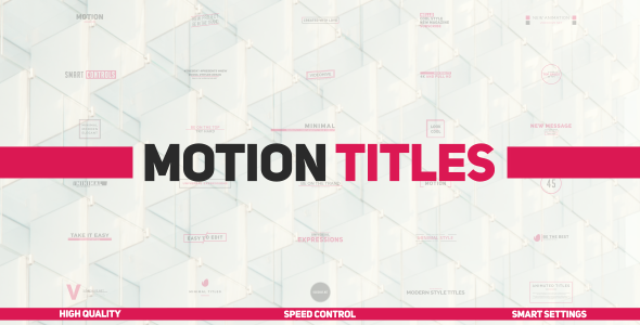 Motion Titles - VideoHive 21030215