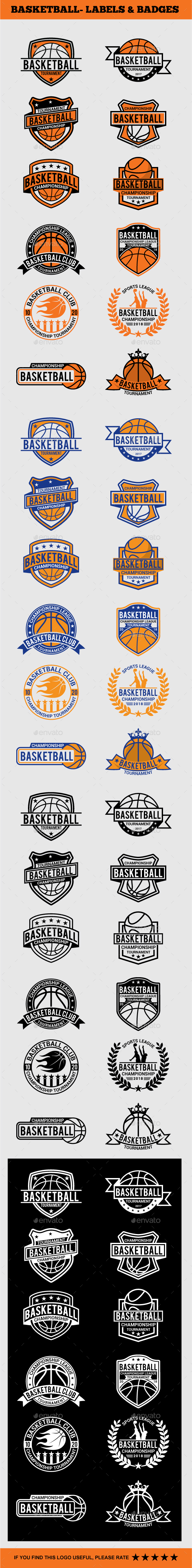 GraphicRiver Basketball Badges & Stickers Vol2 21030313 GraphicRiver Basketball Badges & Stickers Vol2 21030313