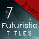 Futuristic Organic Minimal Titles - VideoHive Item for Sale